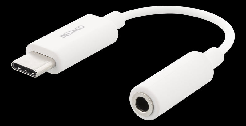 Se USB-C til 3,5 mm aktiv lyd adapter - Hvid ❤ Stort online udvalg i Deltaco ❤ Hurtig levering: 1 - 2 Hverdage samt billig fragt ❤ Varenummer: CPD-DL77USBC-1145 og barcode / Ean: på lager - Udsalg på Mobil tilbehør Spar op til 53% - Over 857 kendte brands på udsalg