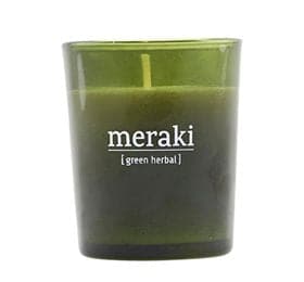 Stort online udvalg i Meraki Duftlys, Green herbal 60 g ❤ Meraki ❤ Hurtig levering: 1 - 2 Hverdage og gratis fragt v/køb over 295 kr. GLS til pakkeshop ❤ Varenummer: HG-50787 og barcode / Ean: 707644697829 på lager - Kæmpe udvalg i Personlig pleje - Over 454 design mærker på udsalg