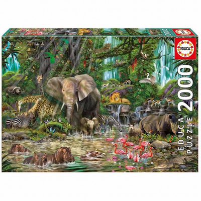 Se Educa Puslespil 2000 Afrikansk Jungle ❤ Stort online udvalg i Educa Puzzle ❤ Hurtig levering: 1 - 2 Hverdage samt billig fragt ❤ Varenummer: BGH-42159471231228 og barcode / Ean: '8412668160132 på lager - Udsalg på Alle produkter Spar op til 51% - Over 785 kendte brands på udsalg