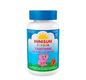 Stort online udvalg i Minisun Fantimin Calcium & D3 vitamin Junior 60 gum ❤ ❤ Hurtig levering: 1 - 2 Hverdage og gratis fragt v/køb over 295 kr. GLS til pakkeshop ❤ Varenummer: HG-52489 og barcode / Ean: 6417927105925 på lager - Kæmpe udvalg i Sundhed - Over 454 design mærker på udsalg