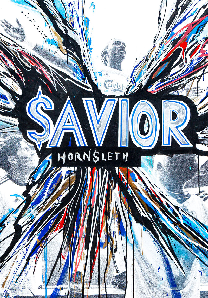 Se FCK Savior af Hornsleth ❤ Stort online udvalg i Hornsleth ❤ Hurtig levering: 1 - 2 Hverdage samt billig fragt ❤ Varenummer: ILL-16064 og barcode / Ean: på lager - Udsalg på Illux Art shop - Hornsleth - Hornsleth customized print Spar op til 52% - Over 400 kendte brands på udsalg