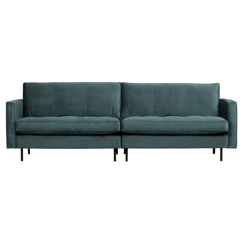 Se BePureHome Rodeo Classic 3-pers Sofa Velour - Teal ❤ Stort online udvalg i BePureHome ❤ Hurtig levering: 1 - 2 Hverdage samt billig fragt ❤ Varenummer: BYH-2185613 og barcode / Ean: 8714713107391 på lager - Udsalg på Sofa - Over 857 kendte brands på udsalg