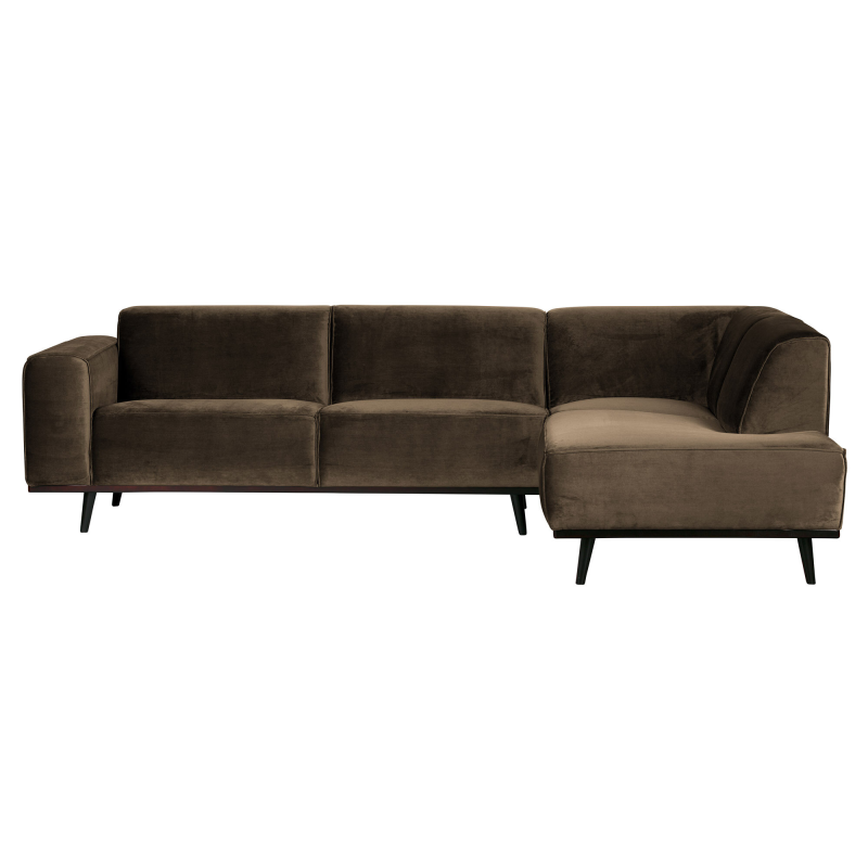 Se BePureHome Statement Hjørnesofa Højrevendt Velour - Taupe ❤ Stort online udvalg i BePureHome ❤ Hurtig levering: 1 - 2 Hverdage samt billig fragt ❤ Varenummer: BYH-2180507 og barcode / Ean: 8714713088034 på lager - Udsalg på Sofa - Over 785 kendte brands på udsalg