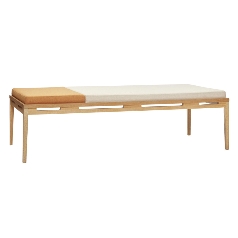 Se Hübsch Interiør Amber - Daybed i beige/orange egetræ/stof ❤ Stort online udvalg i Hübsch Interiør ❤ Hurtig levering: 1 - 2 Hverdage samt billig fragt ❤ Varenummer: BYH-2118272 og barcode / Ean: 5712772108017 på lager - Udsalg på Daybed - Over 857 kendte brands på udsalg