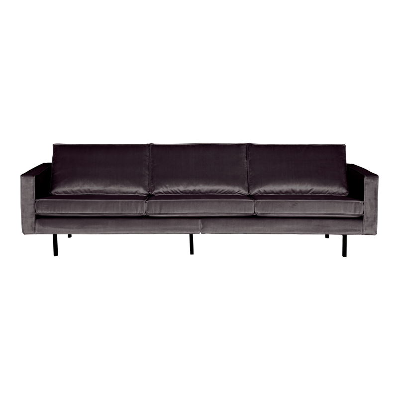 Se BePureHome Rodeo 3-pers Sofa Velour - Anthracite ❤ Stort online udvalg i BePureHome ❤ Hurtig levering: 1 - 2 Hverdage samt billig fragt ❤ Varenummer: BYH-2185603 og barcode / Ean: 8714713065776 på lager - Udsalg på Sofa - Over 857 kendte brands på udsalg