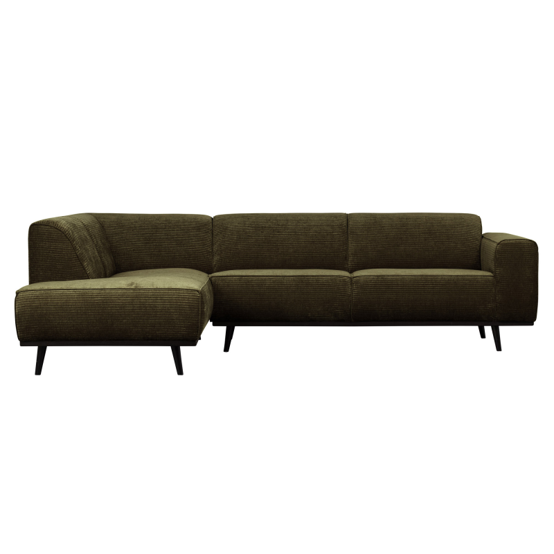 Se BePureHome Statement Hjørnesofa Venstrevendt Flat Rib - Warm Green ❤ Stort online udvalg i BePureHome ❤ Hurtig levering: 1 - 2 Hverdage samt billig fragt ❤ Varenummer: BYH-2180488 og barcode / Ean: 8714713139958 på lager - Udsalg på Sofa - Over 857 kendte brands på udsalg