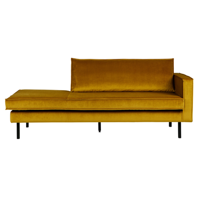 Se BePureHome Rodeo Daybed Højrevendt Velour - Ochre ❤ Stort online udvalg i BePureHome ❤ Hurtig levering: 1 - 2 Hverdage samt billig fragt ❤ Varenummer: BYH-2185639 og barcode / Ean: 8714713073436 på lager - Udsalg på Daybed - Over 324 kendte brands på udsalg