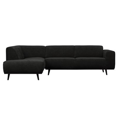 Se BePureHome Statement Hjørnesofa Venstrevendt Flat Rib - Graphite ❤ Stort online udvalg i BePureHome ❤ Hurtig levering: 1 - 2 Hverdage samt billig fragt ❤ Varenummer: BYH-2180481 og barcode / Ean: 8714713140077 på lager - Udsalg på Sofa - Over 857 kendte brands på udsalg