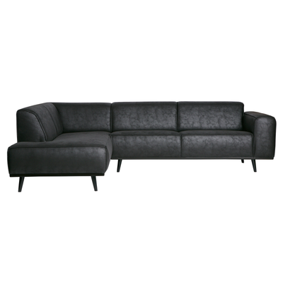 Se BePureHome Statement Hjørnesofa Venstrevendt Suedine - Black ❤ Stort online udvalg i BePureHome ❤ Hurtig levering: 1 - 2 Hverdage samt billig fragt ❤ Varenummer: BYH-2180478 og barcode / Ean: 8714713091287 på lager - Udsalg på Sofa - Over 785 kendte brands på udsalg