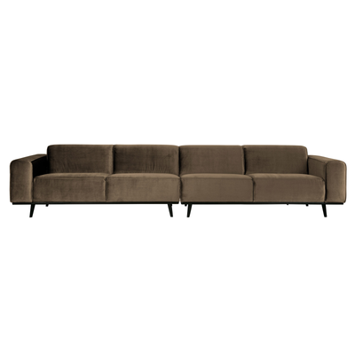 Se BePureHome Statement Xl 4-pers Sofa 372 cm Velour - Taupe ❤ Stort online udvalg i BePureHome ❤ Hurtig levering: 1 - 2 Hverdage samt billig fragt ❤ Varenummer: BYH-2180522 og barcode / Ean: 8714713088003 på lager - Udsalg på Sofa - Over 324 kendte brands på udsalg