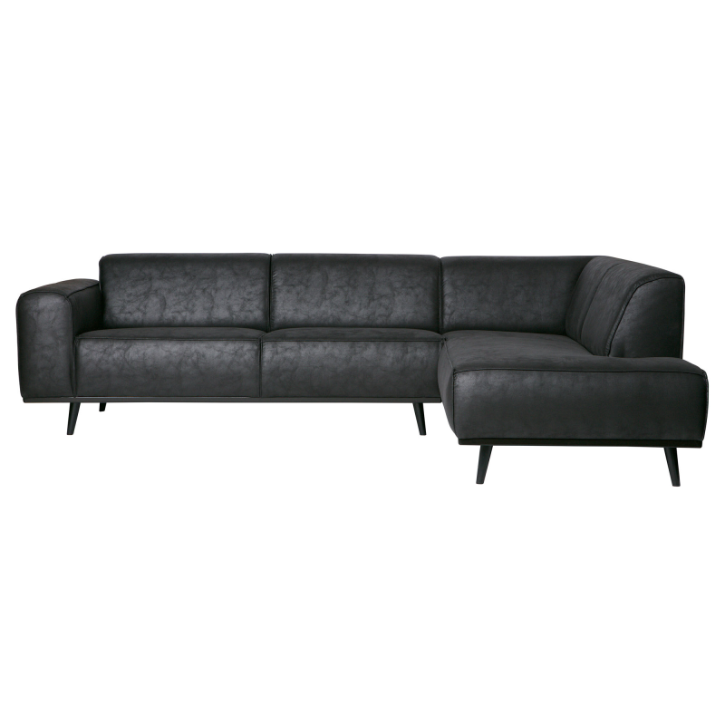 Se BePureHome Statement Hjørnesofa Højrevendt Suedine - Black ❤ Stort online udvalg i BePureHome ❤ Hurtig levering: 1 - 2 Hverdage samt billig fragt ❤ Varenummer: BYH-2180509 og barcode / Ean: 8714713091317 på lager - Udsalg på Sofa - Over 785 kendte brands på udsalg