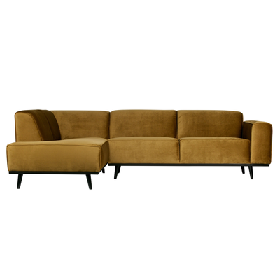 Se BePureHome Statement Hjørnesofa Venstrevendt Velour - Honey Yellow ❤ Stort online udvalg i BePureHome ❤ Hurtig levering: 1 - 2 Hverdage samt billig fragt ❤ Varenummer: BYH-2180477 og barcode / Ean: 8714713087815 på lager - Udsalg på Sofa - Over 785 kendte brands på udsalg