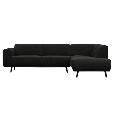 Se BePureHome Statement Hjørnesofa Højrevendt Flat Rib - Graphite ❤ Stort online udvalg i BePureHome ❤ Hurtig levering: 1 - 2 Hverdage samt billig fragt ❤ Varenummer: BYH-2180512 og barcode / Ean: 8714713140220 på lager - Udsalg på Sofa - Over 785 kendte brands på udsalg