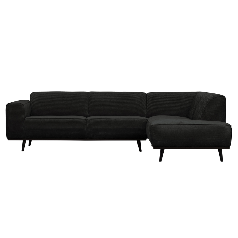 Se BePureHome Statement Hjørnesofa Højrevendt Flat Rib - Graphite ❤ Stort online udvalg i BePureHome ❤ Hurtig levering: 1 - 2 Hverdage samt billig fragt ❤ Varenummer: BYH-2180512 og barcode / Ean: 8714713140220 på lager - Udsalg på Sofa - Over 785 kendte brands på udsalg