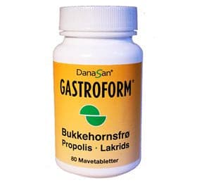 Se Gastroform 80 tabl. ❤ Kæmpe udvalg i Blandet ❤ Hurtig levering: 1 - 2 Hverdage samt billig fragt - Varenummer: HG-7226 og barcode / Ean: &