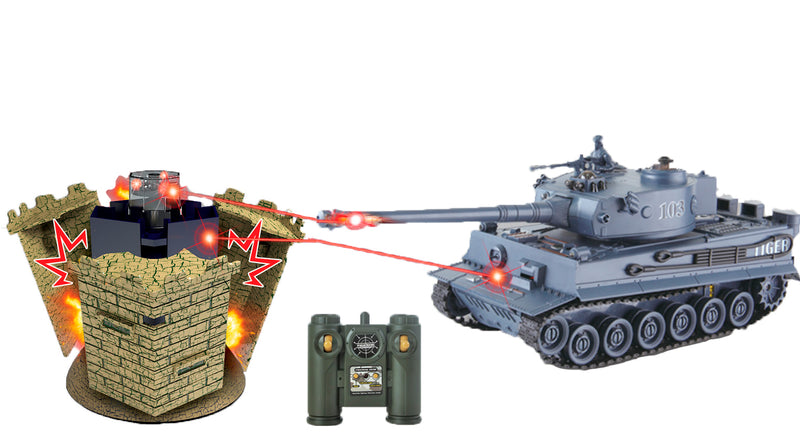 Se German Tiger Fjernstyret Tank 1:28 VS Fort 40Mhz ✔ Kæmpe udvalg i  Zegan ✔ Hurtig levering: 1 - 2 Hverdage samt billig fragt - Varenummer: MMA-14701 og barcode / Ean: &