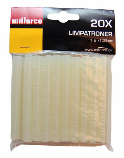 Se Millarco - Limpatroner 11,2x100 mm. - 20 stk. ❤ Stort online udvalg i Millarco ❤ Hurtig levering: 1 - 2 Hverdage samt billig fragt ❤ Varenummer: BGH-35885500563607 og barcode / Ean: '5708614601129 på lager - Udsalg på bolig Spar op til 51% - Over 350 kendte brands på udsalg