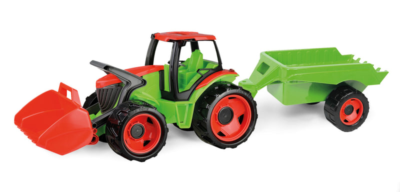 Se GIGA TRUCKS Traktor med frontskovl og Trailer, 108cm ✔ Kæmpe udvalg i  Lena ✔ Hurtig levering: 1 - 2 Hverdage samt billig fragt - Varenummer: MMA-18202136 og barcode / Ean: &