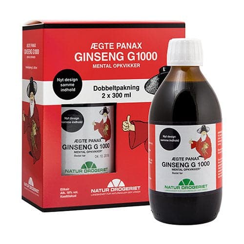 Stort online udvalg i Natur Drogeriet Ginseng G1000 2x300 ml Panax ❤ Natur Drogeriet ❤ Hurtig levering: 1 - 2 Hverdage og gratis fragt v/køb over 295 kr. GLS til pakkeshop ❤ Varenummer: HG-12655 og barcode / Ean: 5703137302362 på lager - Kæmpe udvalg i nd A/S - Over 454 design mærker på udsalg