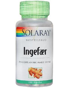 Stort online udvalg i Solaray Ingefær 100 kap. ❤ Solaray ❤ Hurtig levering: 1 - 2 Hverdage og gratis fragt v/køb over 295 kr. GLS til pakkeshop ❤ Varenummer: HG-17811 og barcode / Ean: 076280349696 på lager - Kæmpe udvalg i Sundhed - Over 434 design mærker på udsalg