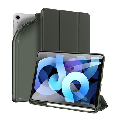 Se iPad Air 10.9 (2022/2020) - DUX DUCIS OSOM Tri-Fold læder cover - Grøn ❤ Kæmpe udvalg i DUX DUCIS ❤ Hurtig levering: 1 - 2 Hverdage samt billig fragt - Varenummer: CPD-DU3057063 og barcode / Ean: '6934913057063 på lager - Udsalg på Tablets tilbehør Spar op til 59% - Over 454 kendte mærker på udsalg