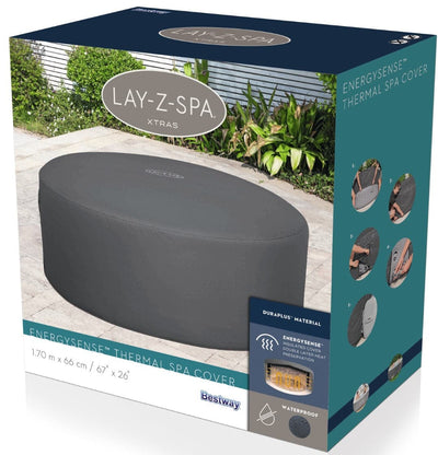 Se LAY-Z-Spa Energysense Termisk Cover 170 x 66 cm ❤ Stort online udvalg i Bestway ❤ Hurtig levering: 1 - 2 Hverdage samt billig fragt - Varenummer: MMA-17860330 og barcode / Ean: '6941607350850 på lager - Udsalg på Lay-Z Spabade Spar op til 55% - Over 350 kendte brands på udsalg