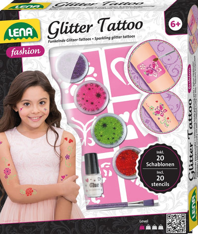 Se Lena tatoveringer ''Glitter'' til børn ✔ Kæmpe udvalg i Lena ✔ Hurtig levering: 1 - 2 Hverdage samt billig fragt - Varenummer: MMA-18242440 og barcode / Ean: '4006942870806 på lager - Udsalg på Kreativ Mode for børn Spar op til 54% - Over 454 design brands på udsalg