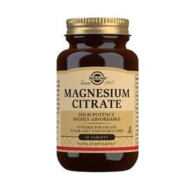 Stort online udvalg i Solgar Magnesium citrat 200mg - 60 tab.. ❤ Solgar ❤ Hurtig levering: 1 - 2 Hverdage og gratis fragt v/køb over 295 kr. GLS til pakkeshop ❤ Varenummer: HG-6905 og barcode / Ean: 033984017108 på lager - Kæmpe udvalg i Sundhed - Over 434 design mærker på udsalg