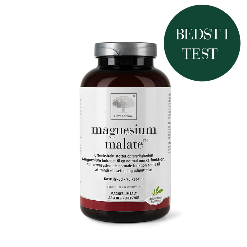 Stort online udvalg i New Nordic Magnesium Malate 90 kapsler ❤ New Nordic ❤ Hurtig levering: 1 - 2 Hverdage og gratis fragt v/køb over 295 kr. GLS til pakkeshop ❤ Varenummer: HG-45035 og barcode / Ean: 5021807450350 på lager - Kæmpe udvalg i New Nordic - Over 454 design brands på udsalg