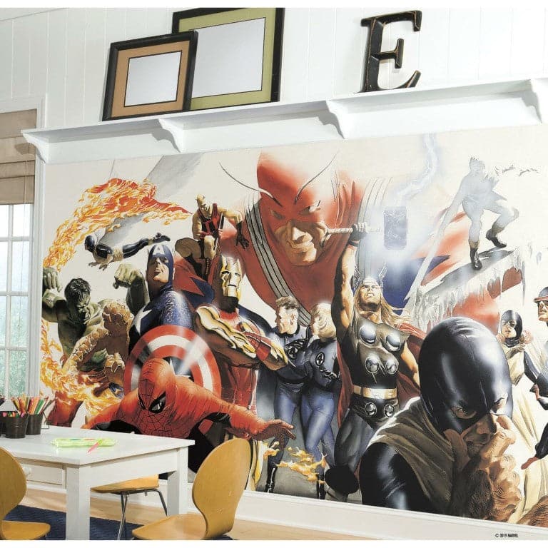 Se MARVEL ALEX ROSS Tapet 320 x 183 cm ✔ Kæmpe udvalg i  Roommates ✔ Hurtig levering: 1 - 2 Hverdage samt billig fragt - Varenummer: MMA-216122 og barcode / Ean: &