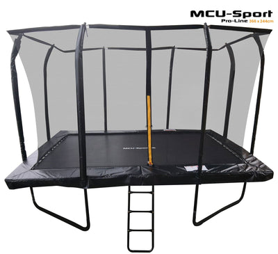 Se MCU-Sport Pro-Line Firkantet Trampolin+net+stige 366 x 244cm ❤ Kæmpe udvalg i MCU-Sport ❤ Hurtig levering: 1 - 2 Hverdage samt billig fragt - Varenummer: MMA-13786 og barcode / Ean: '5712548136633 på lager - Udsalg på Have Trampoliner Spar op til 58% - Over 454 kendte mærker på udsalg