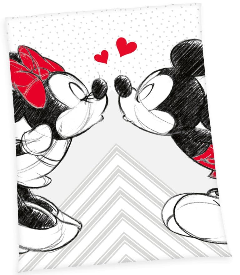 Se Mickey & Minnie Fleece tæppe - 150 x 200 cm ✔ Kæmpe udvalg i  Herding ✔ Hurtig levering: 1 - 2 Hverdage samt billig fragt - Varenummer: MMA-2010247 og barcode / Ean: &