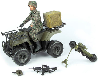 Se Militær ATV 1:6 med Action Figur 30,5cm (Model A) ✔ Kæmpe udvalg i  World Peacekeepers ✔ Hurtig levering: 1 - 2 Hverdage samt billig fragt - Varenummer: MMA-199900251 og barcode / Ean: '018859900259 på lager - Udsalg på Store Actionfigurer 30,5 cm Spar op til 58% - Over 1347 kendte brands på udsalg