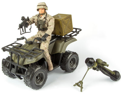 Se Militær ATV 1:6 med Action Figur 30,5cm (Model B) ✔ Kæmpe udvalg i  World Peacekeepers ✔ Hurtig levering: 1 - 2 Hverdage samt billig fragt - Varenummer: MMA-199900252 og barcode / Ean: '018859900259 på lager - Udsalg på Store Actionfigurer 30,5 cm Spar op til 57% - Over 1347 kendte brands på udsalg