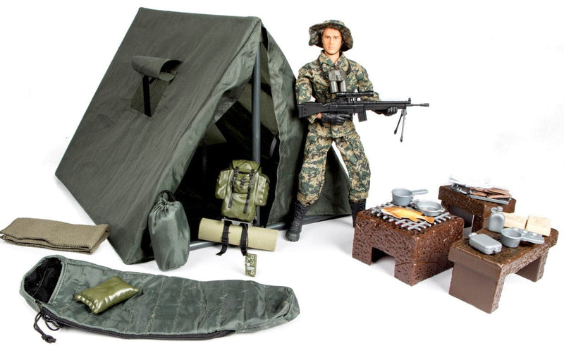 Se Militær Telt Camp 1:6 med Action Figur 30,5cm ✔ Kæmpe udvalg i  World Peacekeepers ✔ Hurtig levering: 1 - 2 Hverdage samt billig fragt - Varenummer: MMA-19990619 og barcode / Ean: &