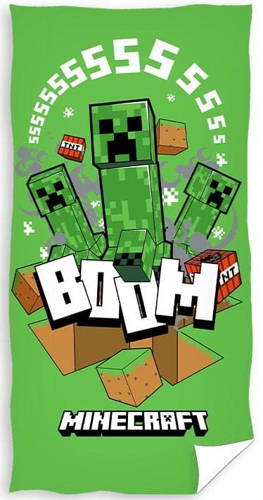 Se Minecraft Badehåndklæde - 100 procent bomuld ❤ Kæmpe udvalg i KopK ❤ Hurtig levering: 1 - 2 Hverdage samt billig fragt - Varenummer: MMA-2040394 og barcode / Ean: &