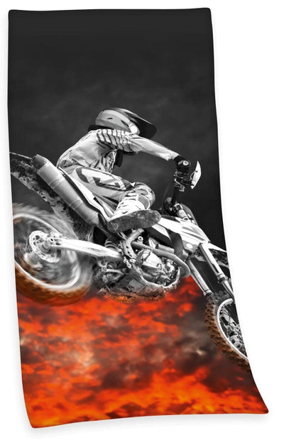 Se Motocross Dirtbike Badehåndklæde 75 x 150 cm - 100 procent bomuld ✔ Kæmpe udvalg i Mmaction ✔ Hurtig levering: 1 - 2 Hverdage samt billig fragt - Varenummer: MMA-2010127 og barcode / Ean: '4006891933607 på lager - Udsalg på Badehåndklæder til Børn Spar op til 54% - Over 454 design mærker på udsalg