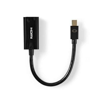 Se Mini Displayport til HDMI 4K UHD Adapterkabel - Sort - 0.20 m ❤ Stort online udvalg i Nedis ❤ Hurtig levering: 1 - 2 Hverdage samt billig fragt - Varenummer: CPD-NE55CCGT37650BK02 og barcode / Ean: på lager - Udsalg på pc / mac tilbehør Spar op til 61% - Over 454 design brands på udsalg