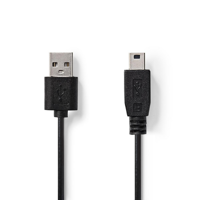 Se USB 2.0 - kabel - USB-A til USB mini-B kabel - 1m - sort ❤ Kæmpe udvalg i Nedis ❤ Hurtig levering: 1 - 2 Hverdage samt billig fragt - Varenummer: CPD-NE55CCGT60300BK10 og barcode / Ean: &