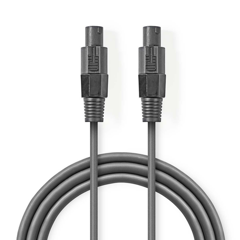 Se Højtaler Speakon kabel - 2 x 1.5 mm² 3,0 m Grå ❤ Kæmpe udvalg i Nedis ❤ Hurtig levering: 1 - 2 Hverdage samt billig fragt - Varenummer: CPD-NE55COTH16000GY30 og barcode / Ean: &