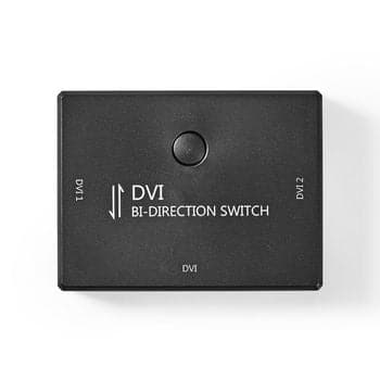 Se DVI Switch - 1080p/60 Hz - 2 vejs - Sort ❤ Kæmpe udvalg i Nedis ❤ Hurtig levering: 1 - 2 Hverdage samt billig fragt - Varenummer: CPD-NE55CSWI3202BK og barcode / Ean: &