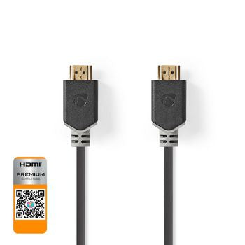 Se Premium High Speed HDMI kabel med Ethernet - 4K@60Hz - 1 m ❤ Kæmpe udvalg i Nedis ❤ Hurtig levering: 1 - 2 Hverdage samt billig fragt - Varenummer: CPD-NE55CVBP34050AT10 og barcode / Ean: '5412810313532 på lager - Udsalg på Kabler & Adaptere/Billedkabler/HDMI kabler/HDMI kabler Spar op til 66% - Over 350 kendte brands på udsalg