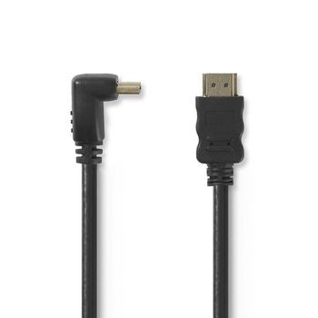 Se High Speed 90° vinklet HDMI kabel 4K med Ethernet - 1.5 m ❤ Kæmpe udvalg i Nedis ❤ Hurtig levering: 1 - 2 Hverdage samt billig fragt - Varenummer: CPD-NE55CVGB34210BK15 og barcode / Ean: &