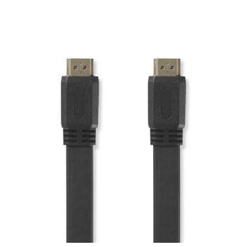 Se High Speed fladt 2.0 HDMI kabel med Ethernet - 4K@30Hz - 10 m ❤ Kæmpe udvalg i Nedis ❤ Hurtig levering: 1 - 2 Hverdage samt billig fragt - Varenummer: CPD-NE55CVGP34100BK100 og barcode / Ean: &