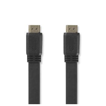 Se High Speed fladt 2.0 HDMI kabel med Ethernet - 4K@30Hz - 1.5 m ❤ Kæmpe udvalg i Nedis ❤ Hurtig levering: 1 - 2 Hverdage samt billig fragt - Varenummer: CPD-NE55CVGP34100BK15 og barcode / Ean: &