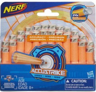 Se NERF - N-Strike Accustrike 24 stk. Nerf pile/Dart ❤ Stort online udvalg i Hasbro ❤ Hurtig levering: 1 - 2 Hverdage samt billig fragt ❤ Varenummer: MMA-197104 og barcode / Ean: '5010993342594 på lager - Udsalg på Nerf Våben Spar op til 57% - Over 785 kendte brands på udsalg