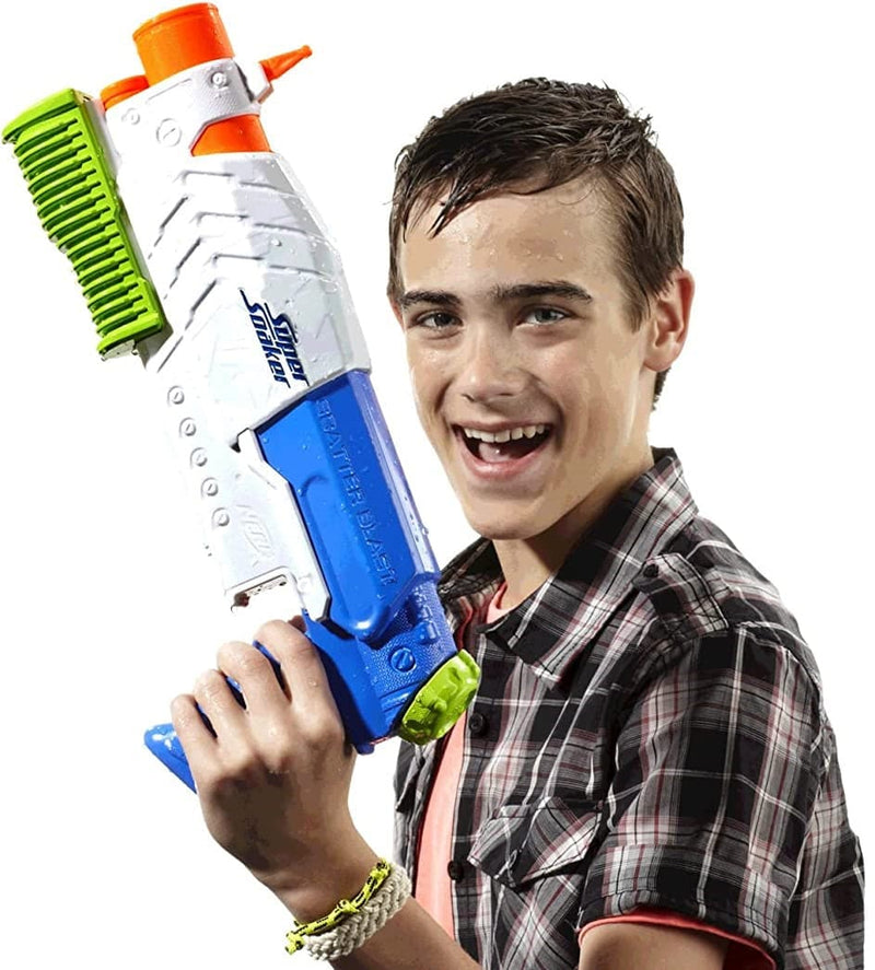 Se Nerf Super Soaker Scatter Blast Vandpistol ✔ Kæmpe udvalg i Nerf ✔ Hurtig levering: 1 - 2 Hverdage samt billig fragt - Varenummer: MMA-197127 og barcode / Ean: &