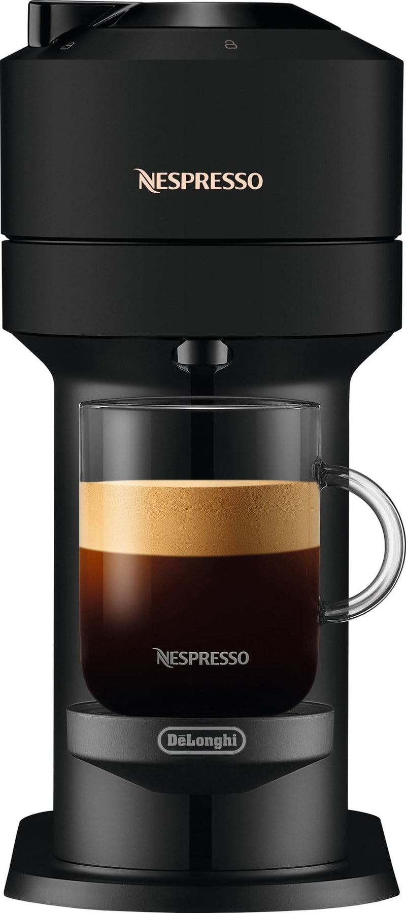 Se NESPRESSOÂ® Vertuo Next kaffemaskine fra DeLonghi, Matt Sort ❤ Stort online udvalg i Delonghi ❤ Hurtig levering: 1 - 2 Hverdage samt billig fragt ❤ Varenummer: ELG-310245 og barcode / Ean: 8004399020856 på lager - Udsalg på Kapselmaskine - Over 785 kendte brands på udsalg