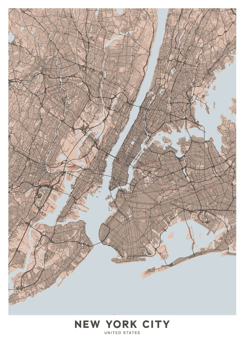 Se New York Kort af Illux ✔ Kæmpe udvalg i  Illux ✔ Hurtig levering: 1 - 2 Hverdage samt billig fragt - Varenummer: ILL-15311 og barcode / Ean:  på lager - Udsalg på Illux Art shop - Kort Spar op til 62% - Over 1454 design mærker på udsalg