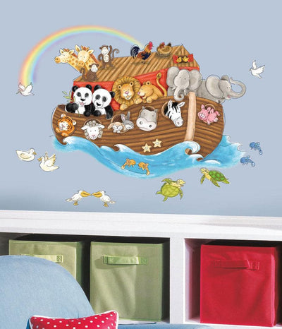 Se Noah's Ark Gigant wallstickers ✔ Kæmpe udvalg i  Roommates ✔ Hurtig levering: 1 - 2 Hverdage samt billig fragt - Varenummer: MMA-216098 og barcode / Ean: '034878427416 på lager - Udsalg på Wallstickers til børneværelset Spar op til 64% - Over 1247 kendte brands på udsalg